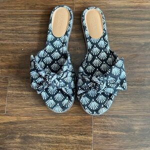 Size 11 Jcrew floral sandals